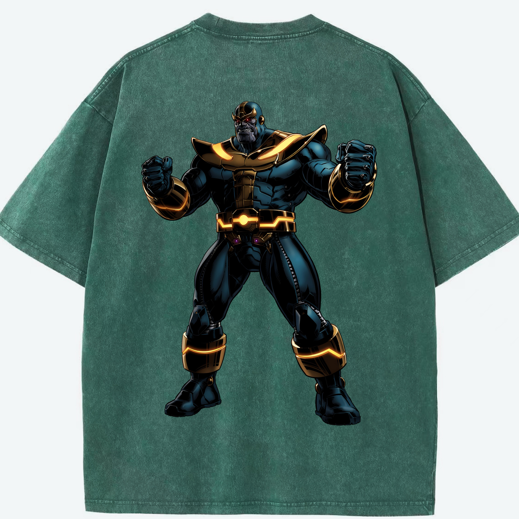 （画像用） アベンジャーズ The Avengers 綿100% ヴィンテージ風 半袖Tシャツ（背面プリント）